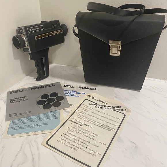 Other - Vintage 1978 Bell & Howell Vintage video Camera with Case